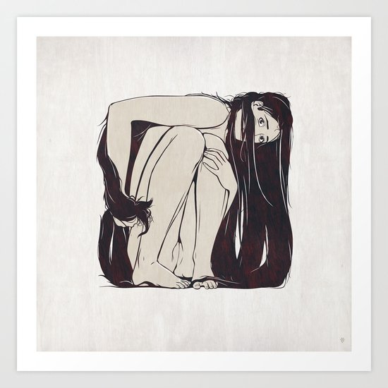My Simple Figures: The Square Art Print