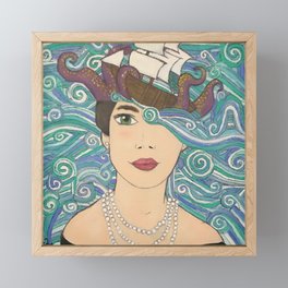 Lady of the Sea Framed Mini Art Print