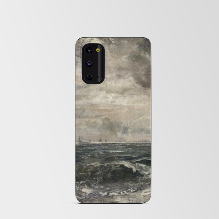 Stormy sea by John Constable Android Card Case