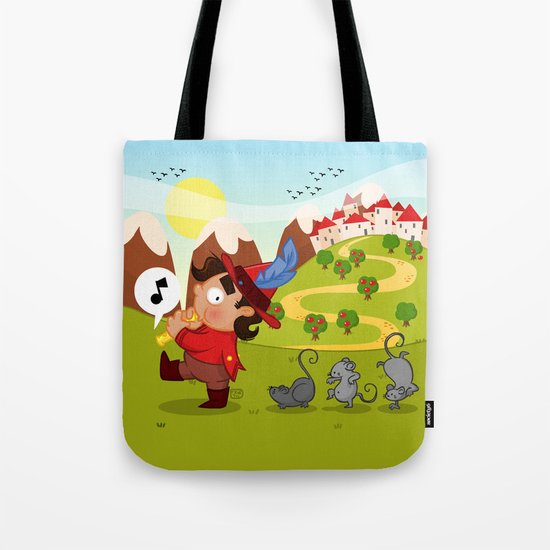 The Pied Piper of Hamelin Tote Bag