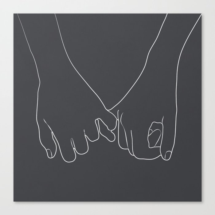 Pinky Promise V Canvas Print