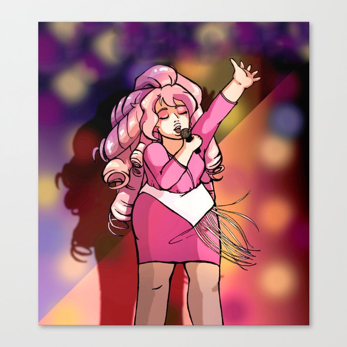 Rockin' Rose Quartz Canvas Print