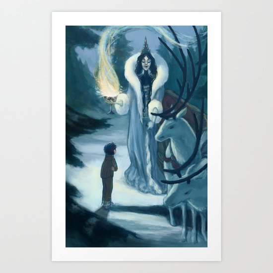 Edmund and the Witch Art Print