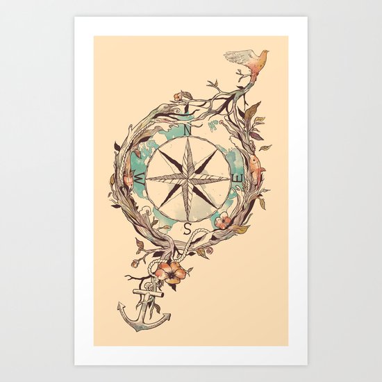 Bon Voyage Art Print