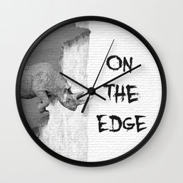 On The Edge Wall Clock