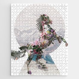 Floral Horse Jigsaw Puzzle