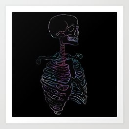 Skeleton Bones Art Prints Society6