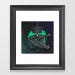 Down in the limbs, an eye on everything. Framed Art Print