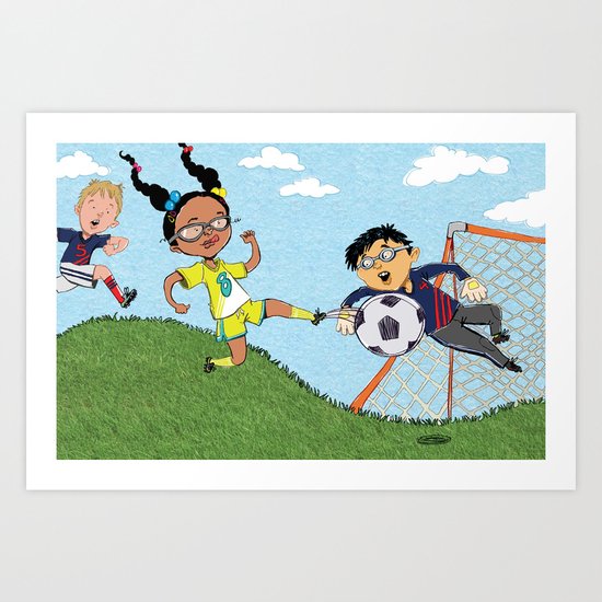 Soccer Art Print