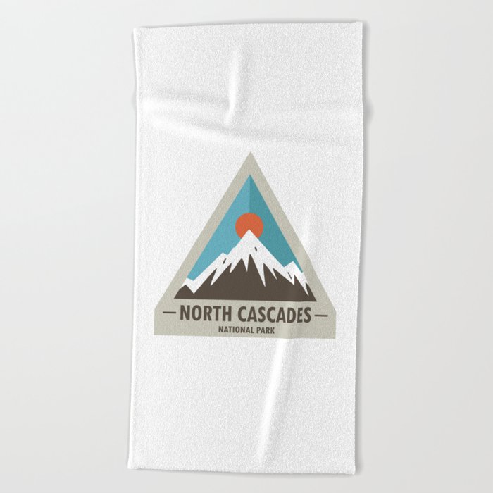 North Cascades National Park Beach Towel