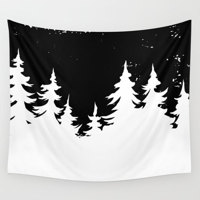 Pine Forest Wall Tapestry