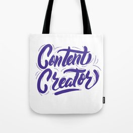 Content Creator Tote Bag
