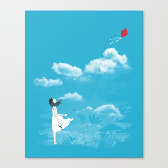Let Go Canvas Print