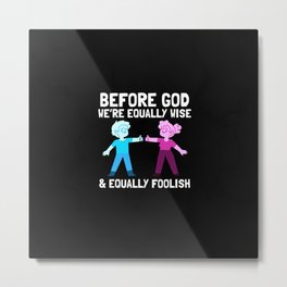 Gender Equality and Equal Rights Women's Rights Metal Print | Support, Gender, Femalehero, Activism, Feminine, Sex, Girl, Graphicdesign, Female, Girlpower 
