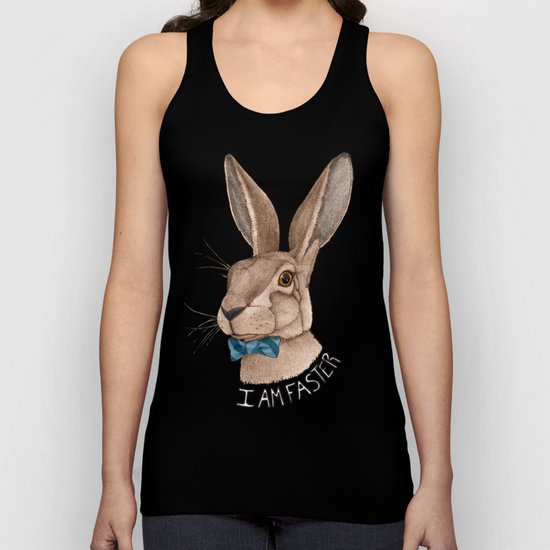 Mr Hare Is Faster Unisex Tank Top