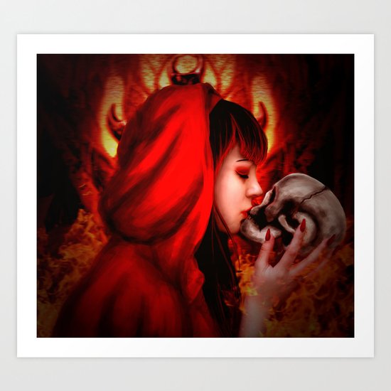 Hell's Kiss Art Print