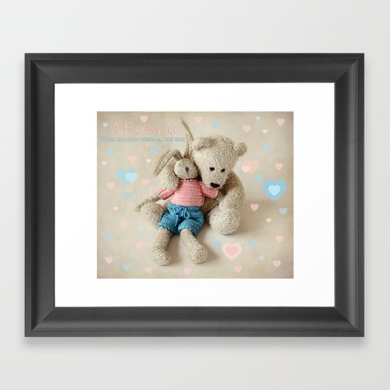 Friends Framed Art Print