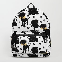 Black Labrador Retriever Puppy Backpack | Labradorretriever, Pawprints, Dog, Puppies, Puppydog, Dogowner, Blacklabpuppy, Doglover, Collage, Puppy 