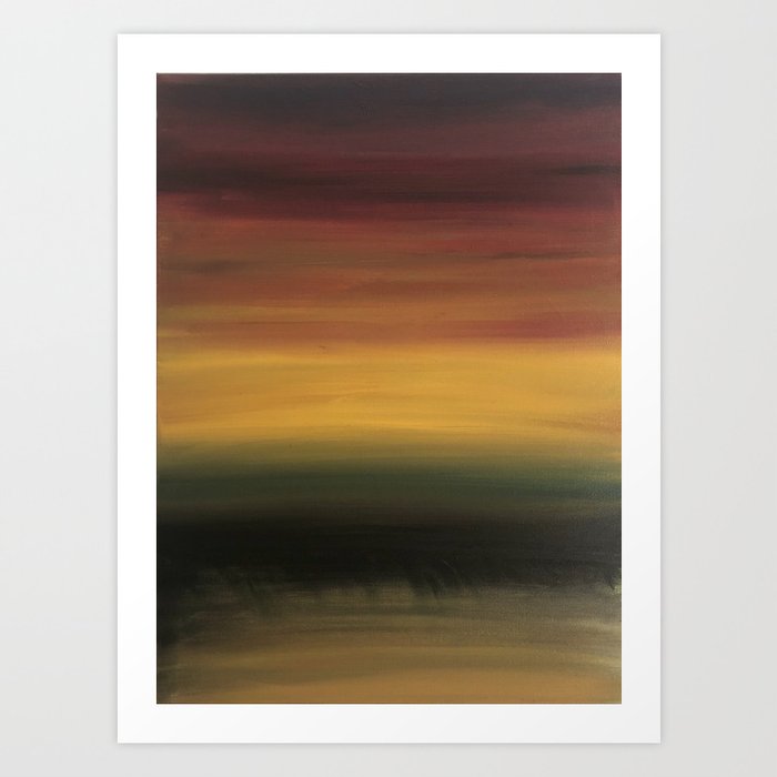 Abstract Oil Painting Art Print