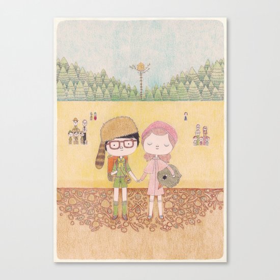 moonrise kingdom Canvas Print