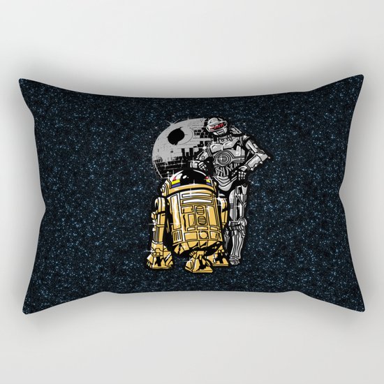 Daft Droids Rectangular Pillow