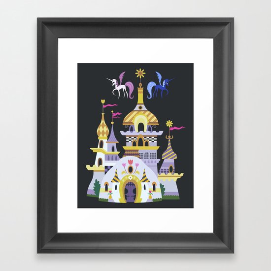 Canterlot Framed Art Print