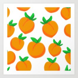 Peaches and Peaches Art Print