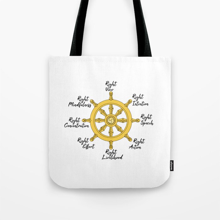The Noble Eightfold path Tote Bag