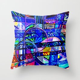 our big adventure Throw Pillow
