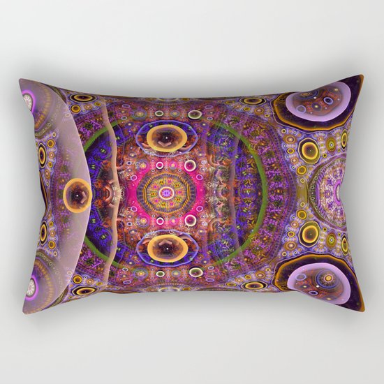 Groovy tribal colourful patterns Rectangular Pillow