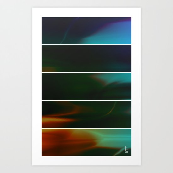 Storm Front (Five Panels Series) Art Print