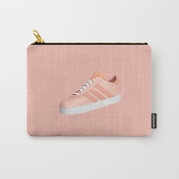 Pastel Pink Sneaker Carry-All Pouch