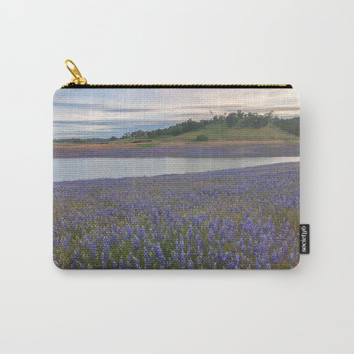 Lupine Field Sunrise Carry-All Pouch