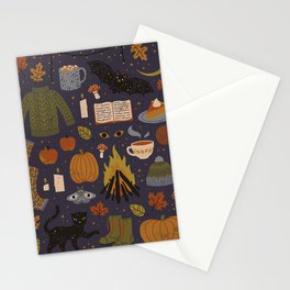 Autumn Nights Stationery Card