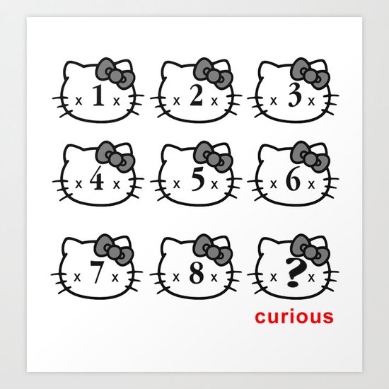 8 Lives And Counting Art Print