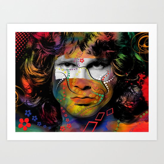 rock star Art Print