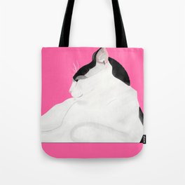 Hot Pink Touss Tote Bag