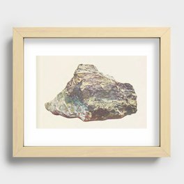 Rough Turqouise Recessed Framed Print