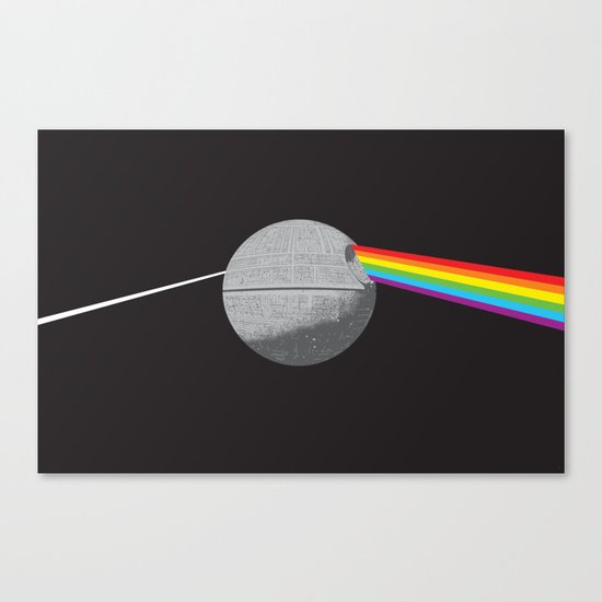 The Darth Side of the Moon: Episode IV Alderaan Canvas Print