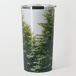 Winter Pine Tree Forest (Color) Travel Mug