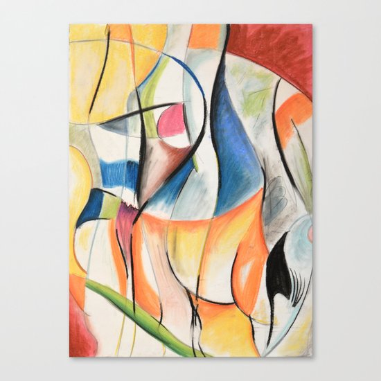 Fluent Figures Canvas Print