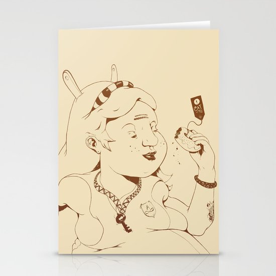 Alice stuck in the wonderland ! Stationery Cards