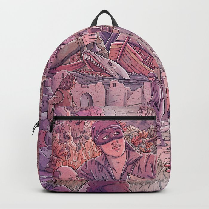 bride backpack purple