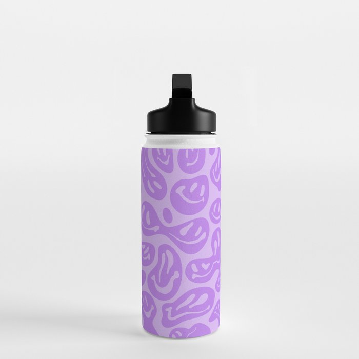 Light Chalky Pastel Purple Solid Color Water Bottle by PodArtist