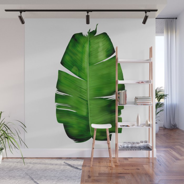 Banana Leaf Painting Wall Mural By Digitalizedteam Society6