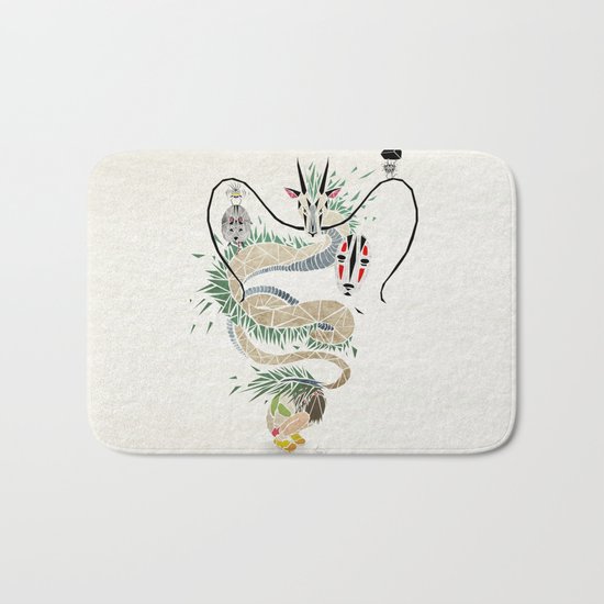 spirited away Bath Mat