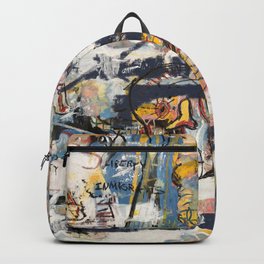 Gerard Backpack | Joebradley, Neoexpressionism, Realpaint, Expressionism, Jeanmichelbasquiat, Typography, Streetart, Acrylic, Painting, Basquiat 