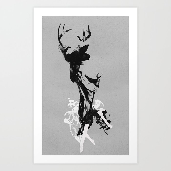 Discover the motif LAST TIME I WAS A DEER by Robert Farkas as a print at TOPPOSTER