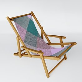 Fabric Pattern Sling Chair