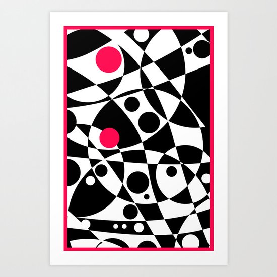 Its Not Just Black or White Art Print
